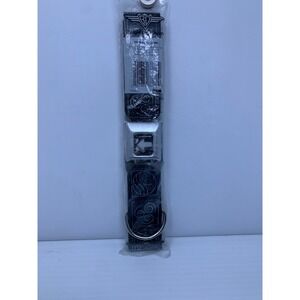 Buckle-Down Large Black Avatar The Last Airbender Seatbelt Dog Collar NWT